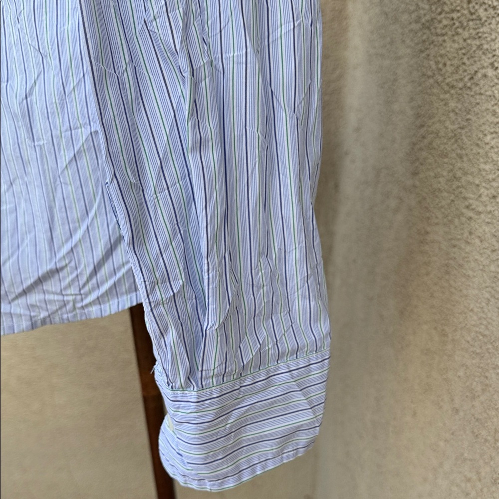 Frank & Eileen Light Blue Striped Shirt - Picture 7 of 9